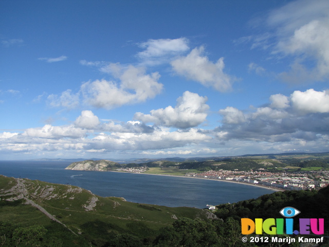 SX23189 Llandudno Bay from Great Orme's Head